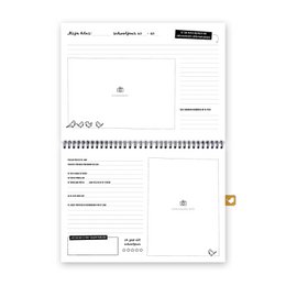 Min skole fotobog | lyserød | udfyld bog A4