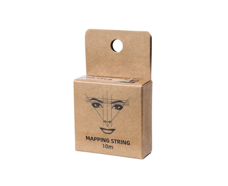 10 m do mapowania marker do brwi nitka tatuaż brwi punkt 1 pudełko MAPPING STRING Microblading brwi wstępnie tuszowany tatuaż PMU String