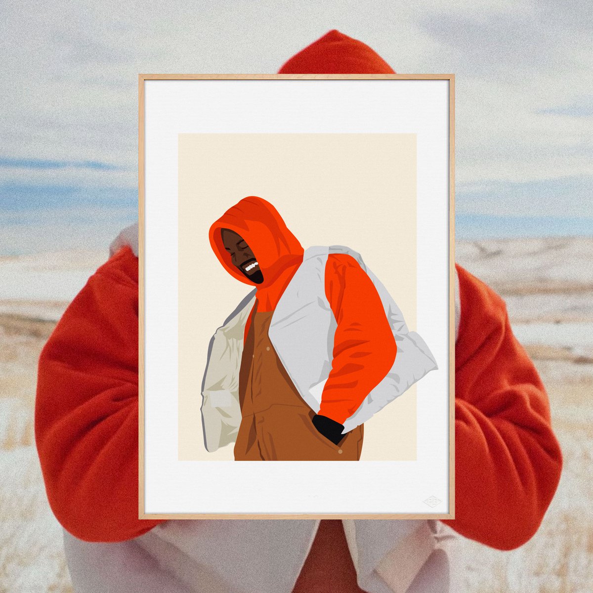 Poster "Kanye West" - A4 & 30x40cm - Art print