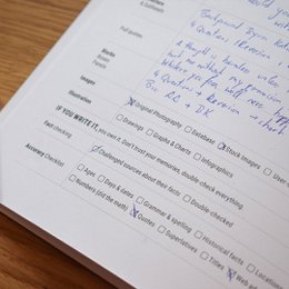 Journalist brevpapir notesbog