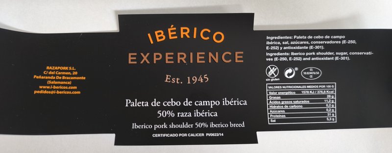50% Iberian Field Cebo-palet (5-5,5 kg)