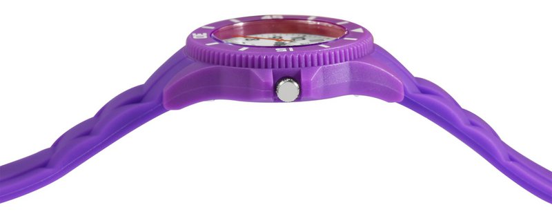 Q&Q children's/youth watch with silicone strap, 10 ATM, purple
