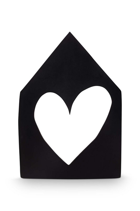 Wall Ornament House Black 41.5x29cm