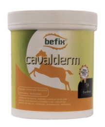  Befix Cavalderm - Mokzalf is an all-purpose cleaner. The product has a green and orange color scheme, and the label features an image of a horse.