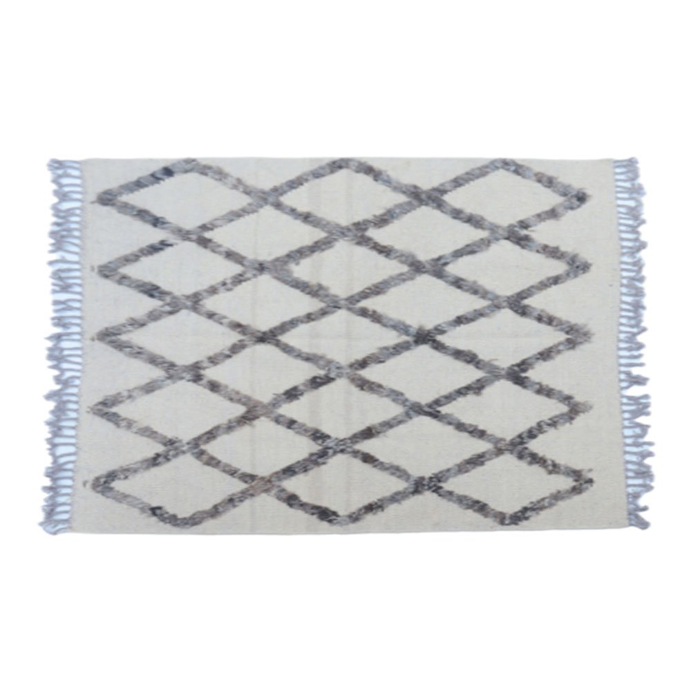 IKAT Sivas Tan Brown Kelim Teppich