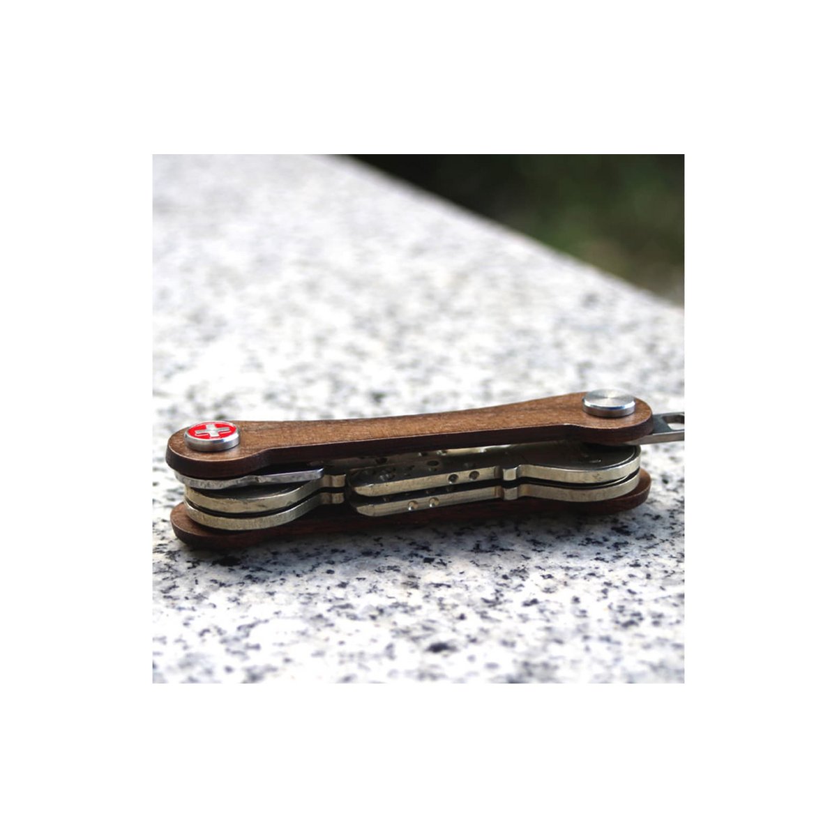 Key organizer wood S1 dark rosewood