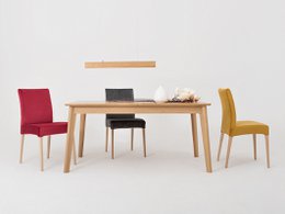 WOODYOU mesa de comedor 160x90 desplegable - roble sólido