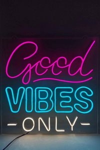 Good Vibes Only Neon Light