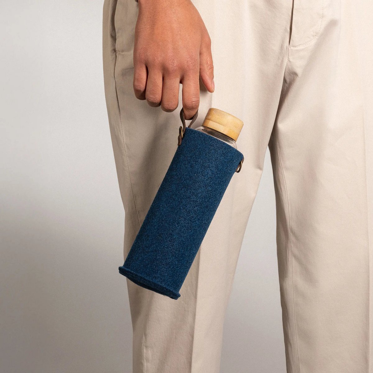 Funda protectora de fieltro rPET - "Ocean blue" de BELAMY