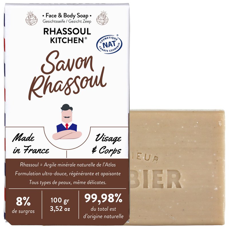 RHASSOUL KITCHEN – Natürliche Gesichts- und Körperseife