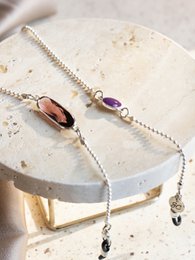 Crystal-C ★ SUNNY CORDS (black, chartreuse or purple) eyeglasses with gold or silver frames and black, purple or chartreuse accents.