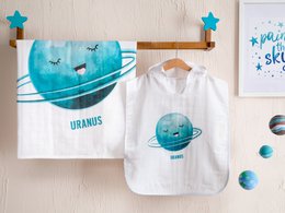 Muslin poncho Cosmic