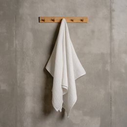 Serviette de bain gaufrée 100x140