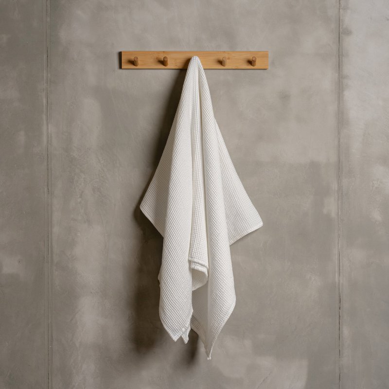 Serviette de bain gaufrée 100x140