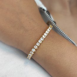 Venus armbånd - guld og krystal