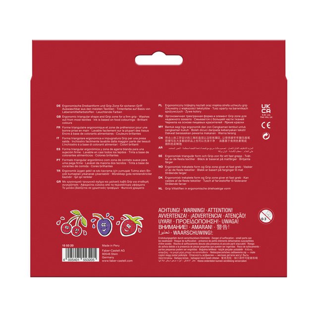 Viltstift FC Grip Color etui a 20st.