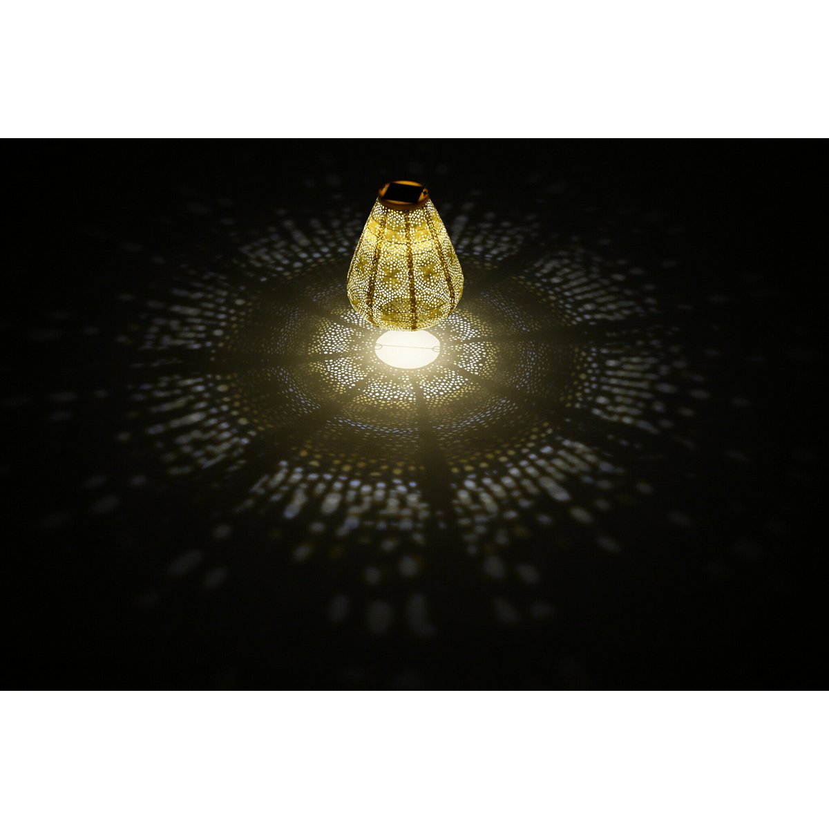 Lumiz Solar Lampion Charm Tulip - 20 cm - Geel
