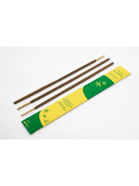 BioAroma certified ecological incense Mosquito repellent. Ayurveda. Fair Trade. Zero Waste. 3 canes of 40 cm. ICEA Certificate.
