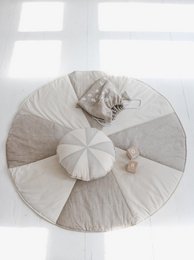 Okrągła mata patchworkowa „Cream Candy”