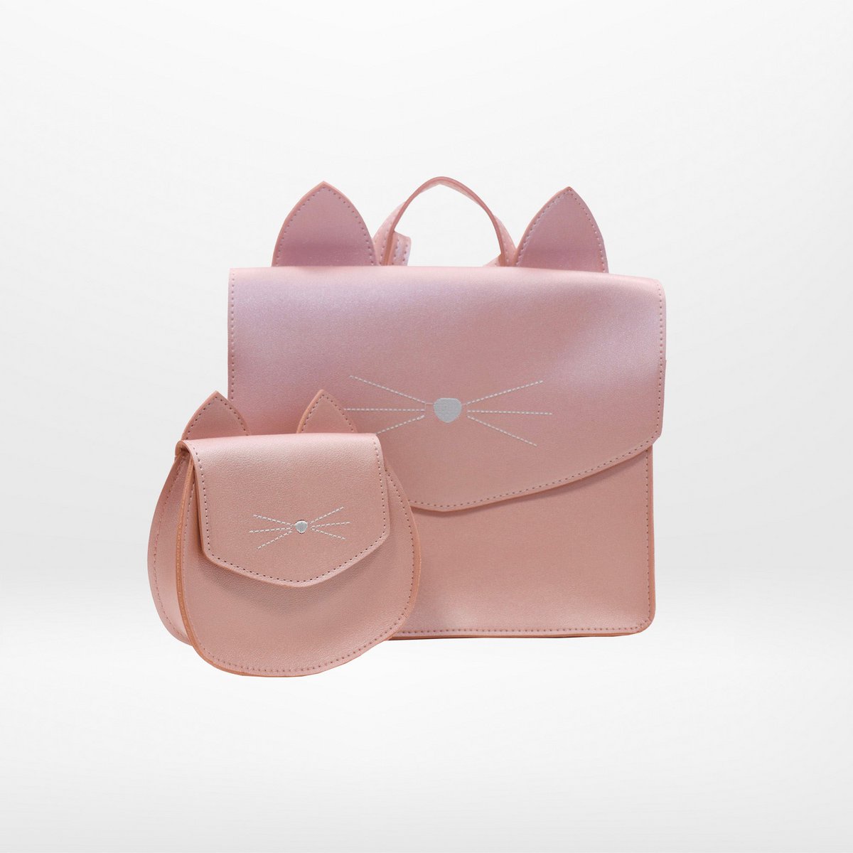 Leony cat fashion satchel, the kitten with iridescent colors
