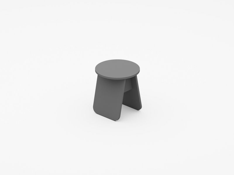 Momoko Side Table, D40xH43cm
