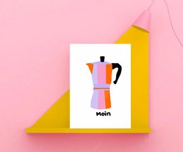 Postkarte "Moin"