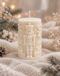 Winter Nutcracker Candle | rapeseed wax