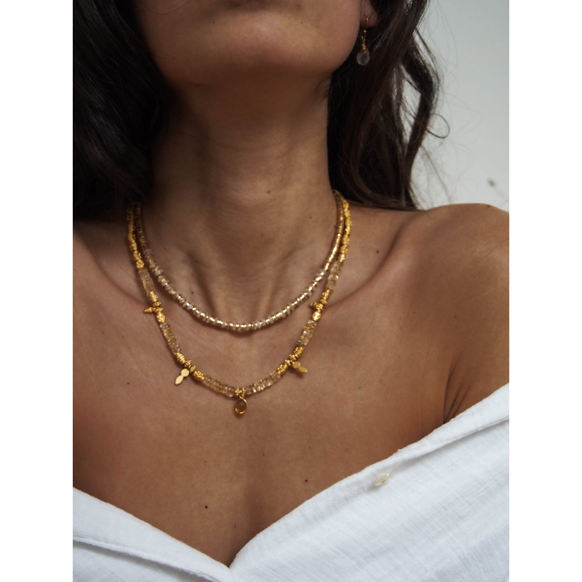 Gold Moon Goddess Choker