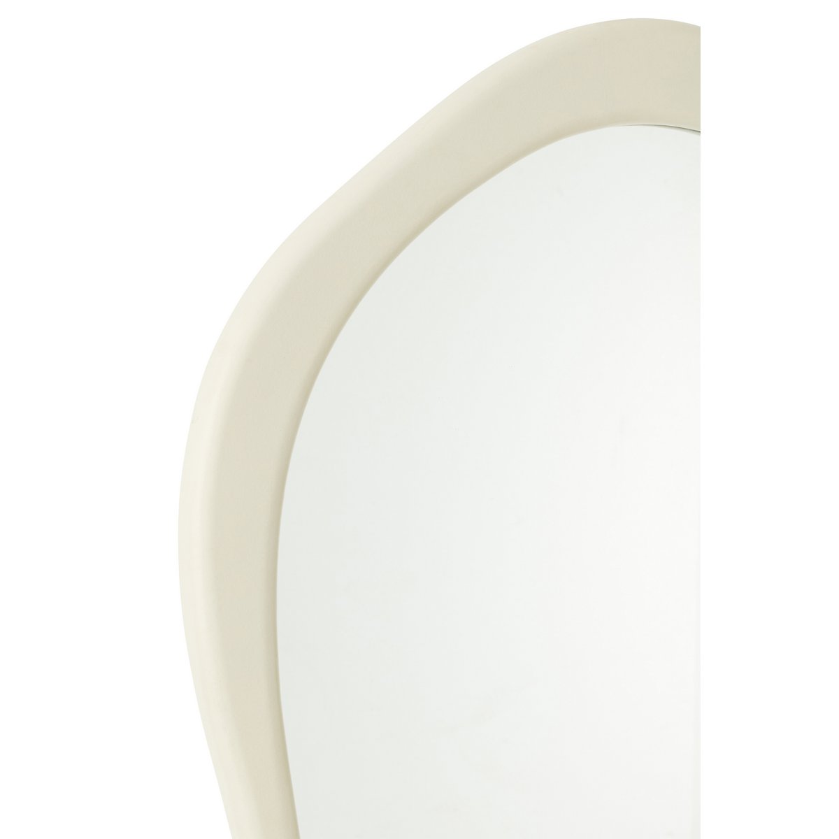 Espejo J-Line Moderna mdf/espejo - blanco - grande