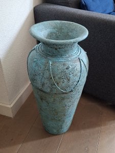 Handgefertigte Vase - Arktisches Wasser