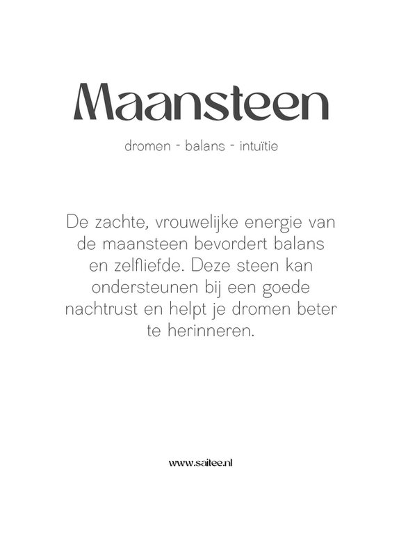 Månesten ædelsten armbånd