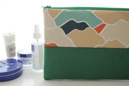 Bolso con cremallera Maya Green Mountain