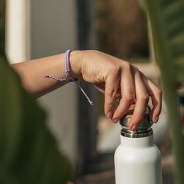 Bracelet Night Sky (violet) - Bijoux - Cadeau de Noël unisexe
