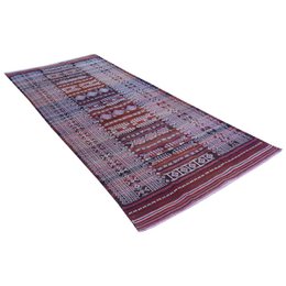 Baluch Soumak Copper Rust Vintage Rug