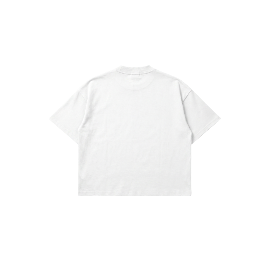 T-shirt Bianca Boxy Fit 200gsm "First Line" - Horda Brand
