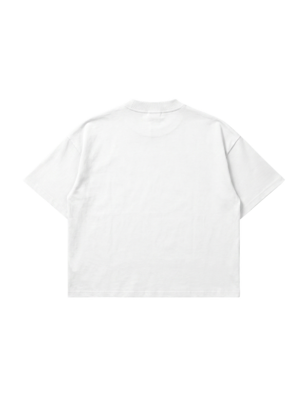 T-shirt Bianca Boxy Fit 200gsm "First Line" - Horda Brand