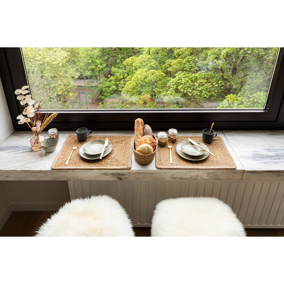 Mantel individual JUTTA - 33x45 cm, natural