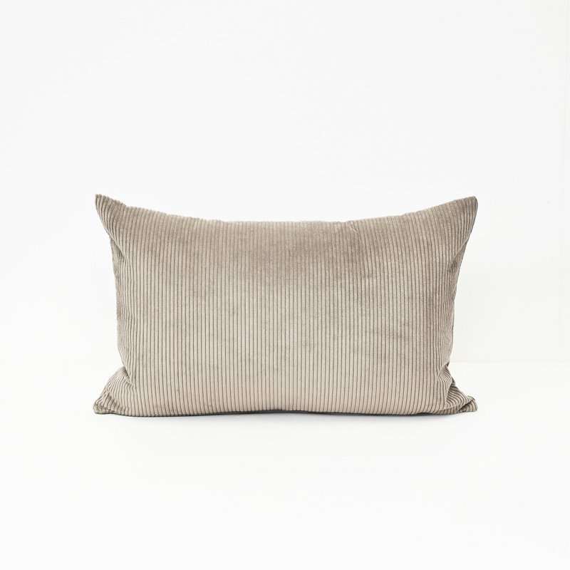 Oatmeal - Cord Cushion - 40 x 60