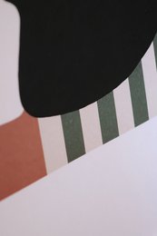 Poster Kiss me ondertekend kunst papier print