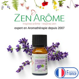 Essential Oil - Lavandin Grosso - 10 ml - Use for Diffusion - Packaged in France