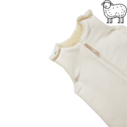 Natural baby sleeping bag – Wool - S/M Sheep wool