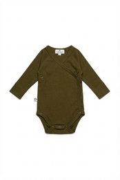 Langærmet ulden overalls - Merinould - Grangrøn