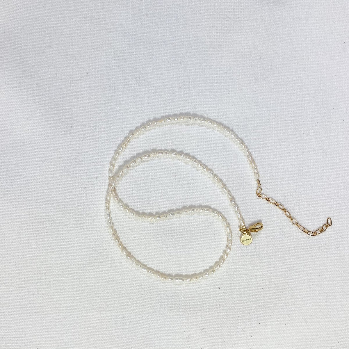 Pearl necklace for charms