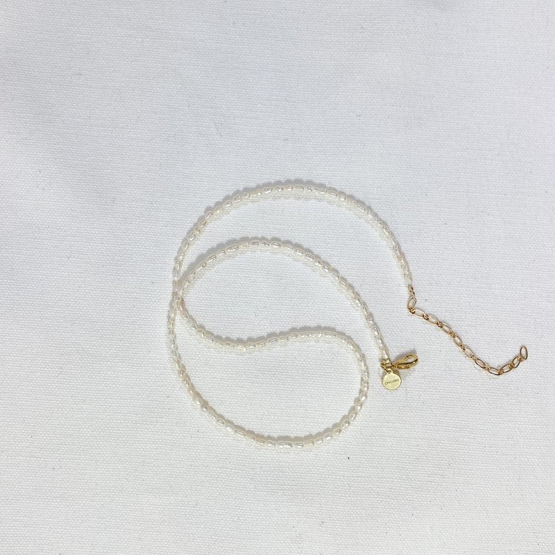 Pearl necklace for charms