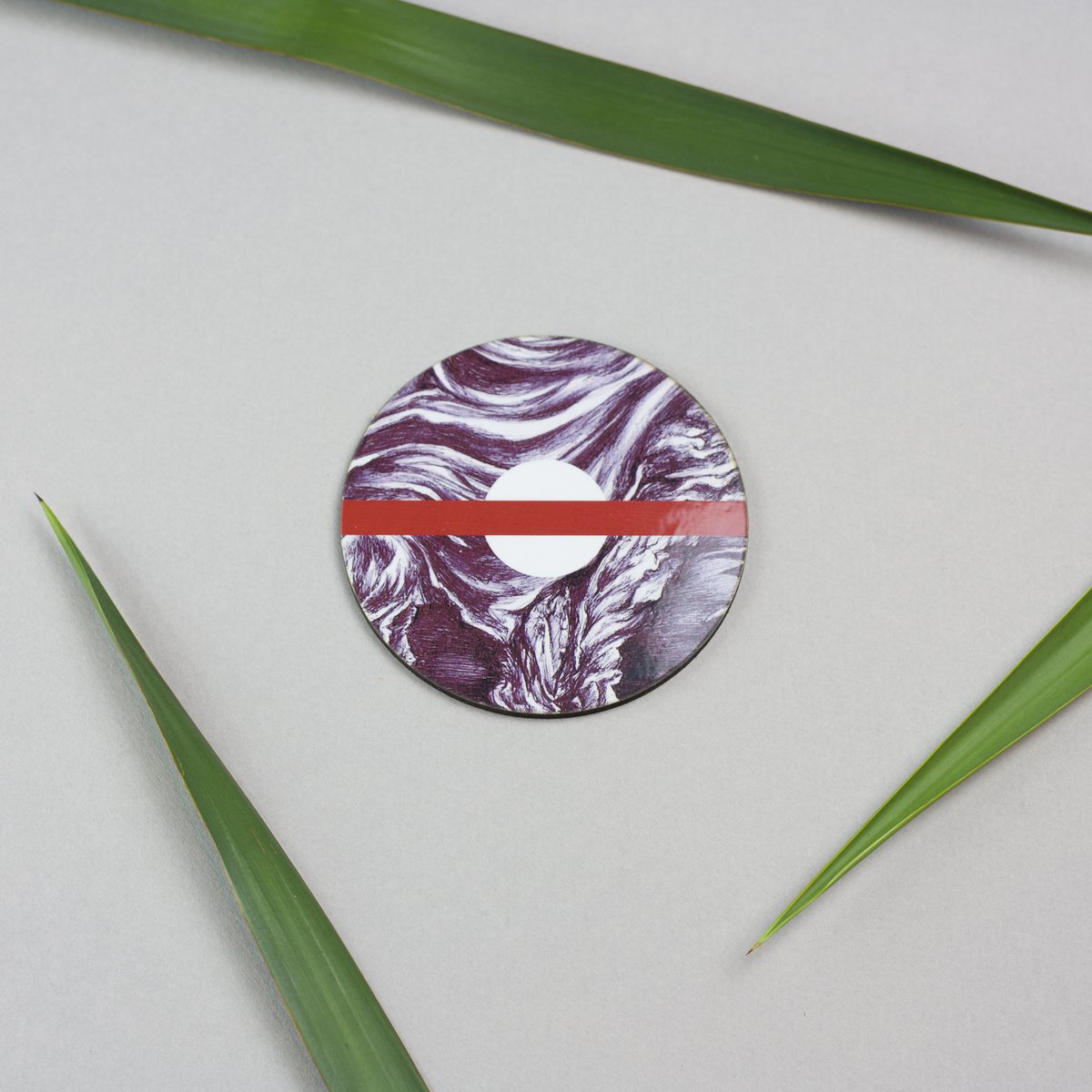 Sæt med 6 Rising Sun coasters
