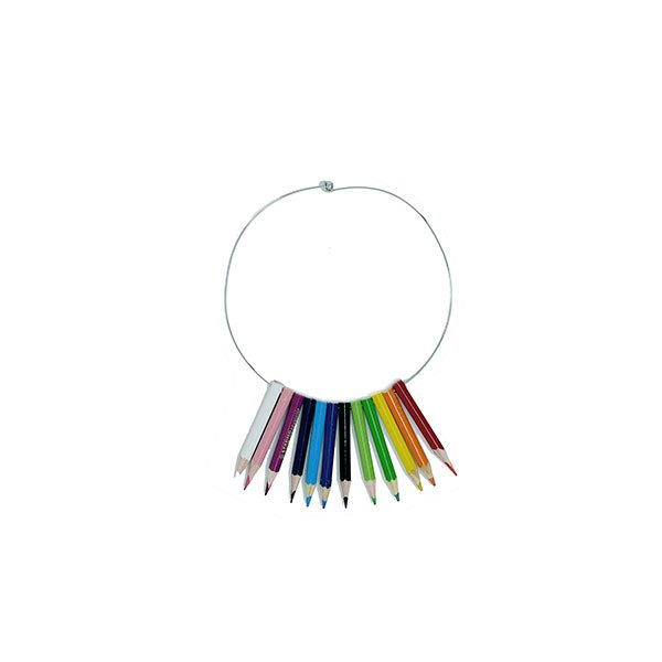 Choker met kleurpotlood
