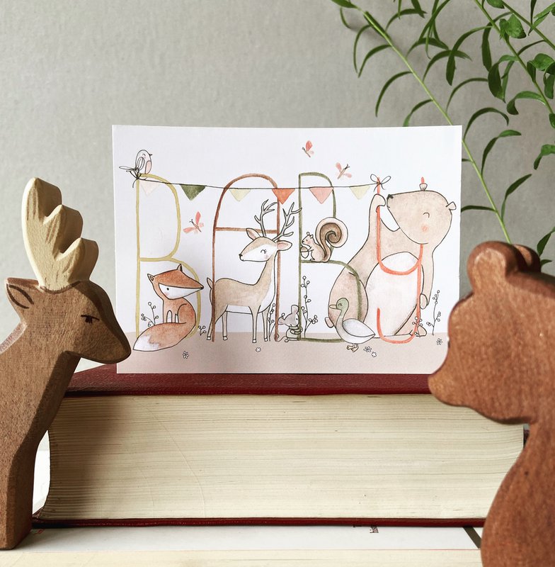 card + envelope - BABY
