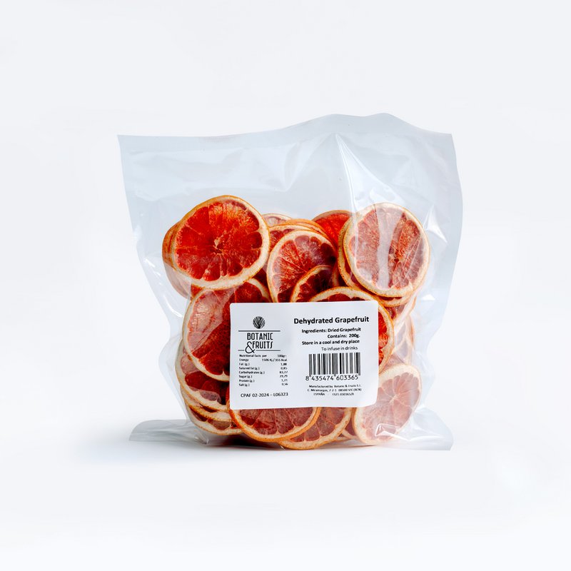 Dried grapefruit bulk bags
