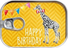 Può spedire "Buon compleanno"