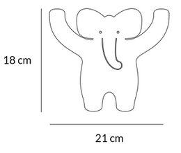 Elephant wall hanger